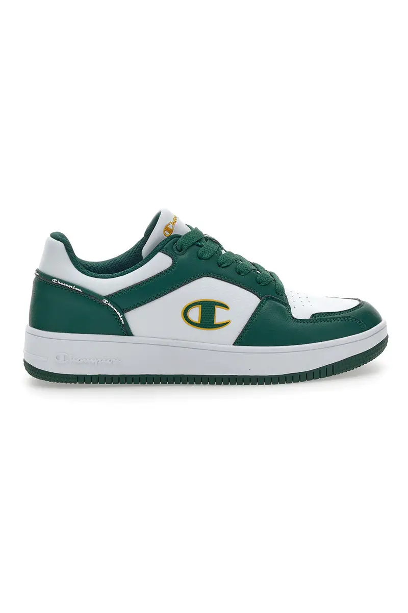 CHAMPION Sneakers Bianche e Verdi Rebound 2.0 Low [BIANCO