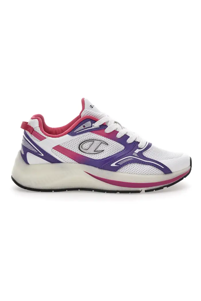 CHAMPION Sneakers Bianche e Viola Con Mesh Vibe [BIANCO