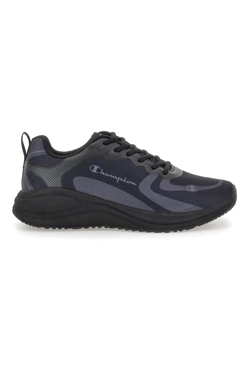 CHAMPION Sneakers nere con stampa grafica SYPHON SCRIPT 2 [NERO]