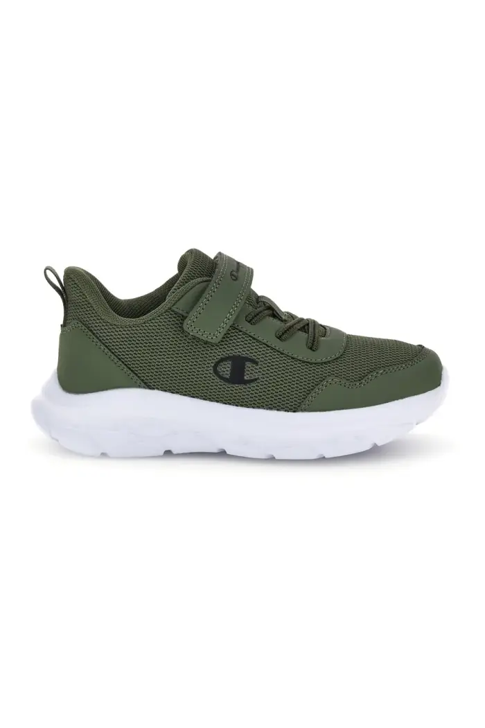 Sneakers verde militare con logo laterale Champion Fuze U PS [VERDE]