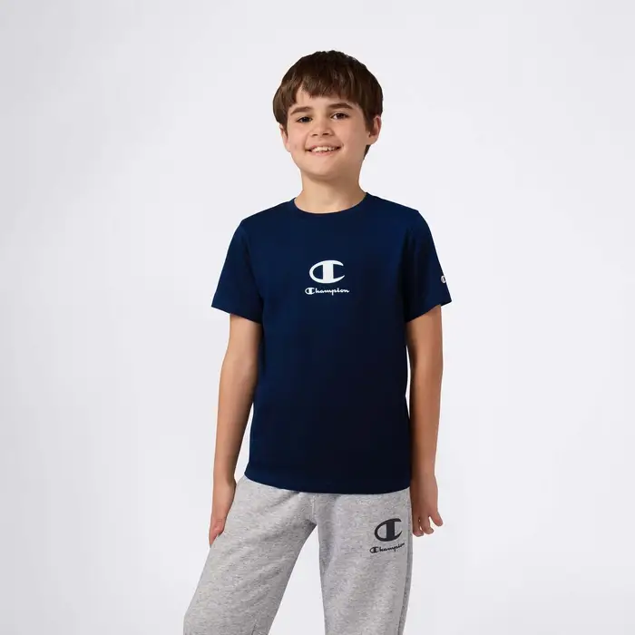 Champion T-shirt Crewneck Blu