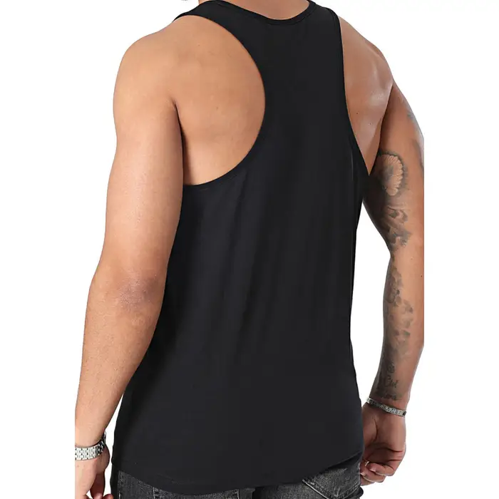 Champion T-shirt senza maniche 219843 Nero