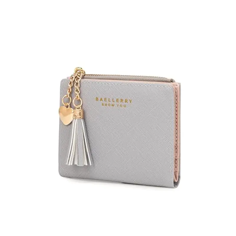 CHAOFANXI Portafogli Donna Grigio 1598087