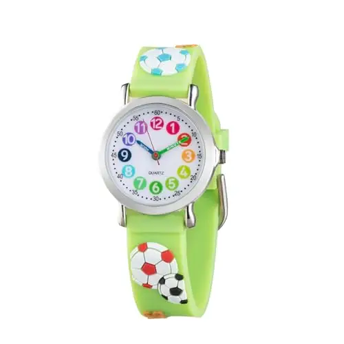 CHAOTECHY Orologio da polso per bambini per ragazze e ragazzi, facile da leggere per imparare a leggere l'orologio