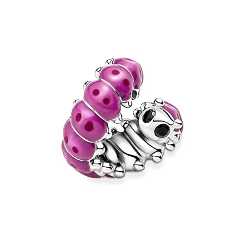 PANDORA Charm 790762C01 Bruco riccioluto rosa