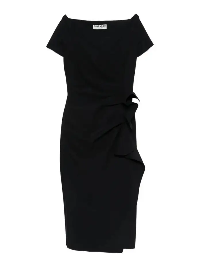 Vestito longuette Silveria Nero