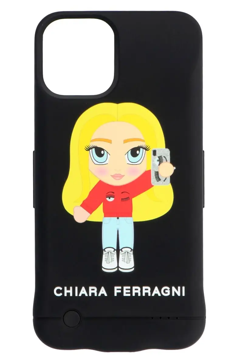 CHIARA FERRAGNI BRAND Cover Batteria Iphone 11 Pro Cf Mascotte Nero