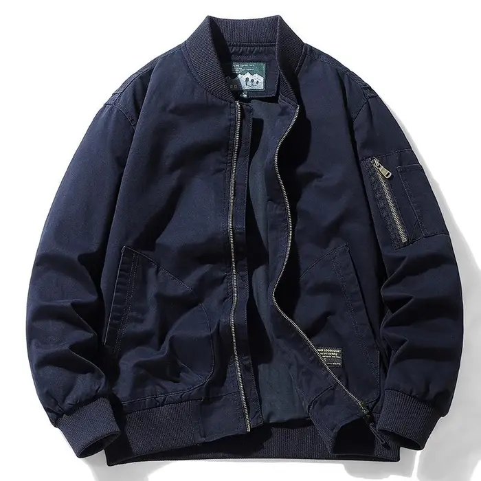 Giacca da Uomo Primavera e Autunno Larga Top Abbigliamento Casual da Uomo Giacca Funzionale 5XL