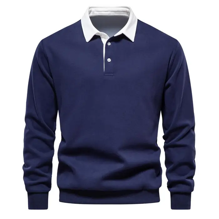 Nuovo maglione a collo alto a maniche lunghe autunnale alla moda, , da uomo, casual, versatile, di alta qualità L