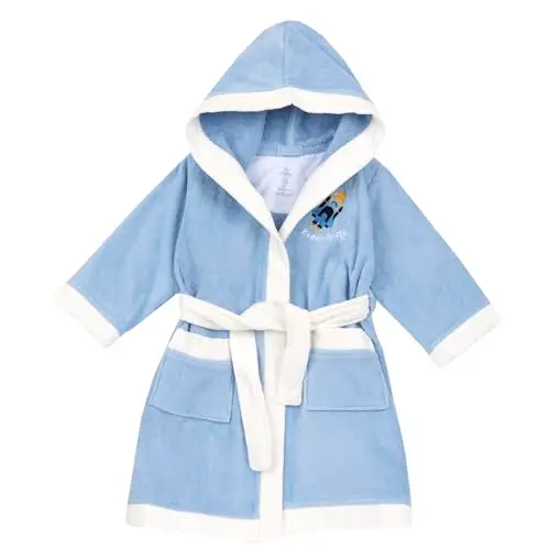 Chicco Accappatoio Bambino e Bambina, in Morbida Spugna, con Comoda Cintura e Pratico Cappuccio, Designed in Italy