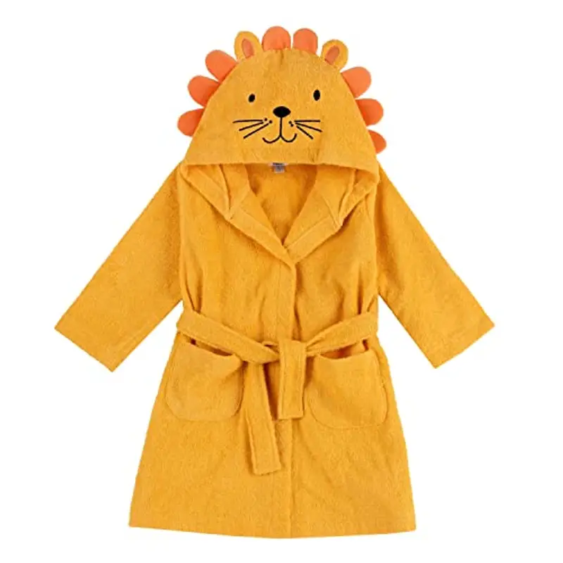 Chicco Accappatoio Leone, colorato e Divertente in Spugna Morbidissima con Cappuccio, 24 Mesi+, Multicolore, Normale Unisex-Bambini e