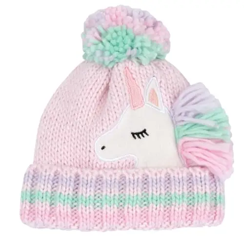Chicco Cappello Bambino e Bambina, Caldo, Comodo e Morbido, con Laccetti e PON PON, Abbigliamento Bambino e Bambina