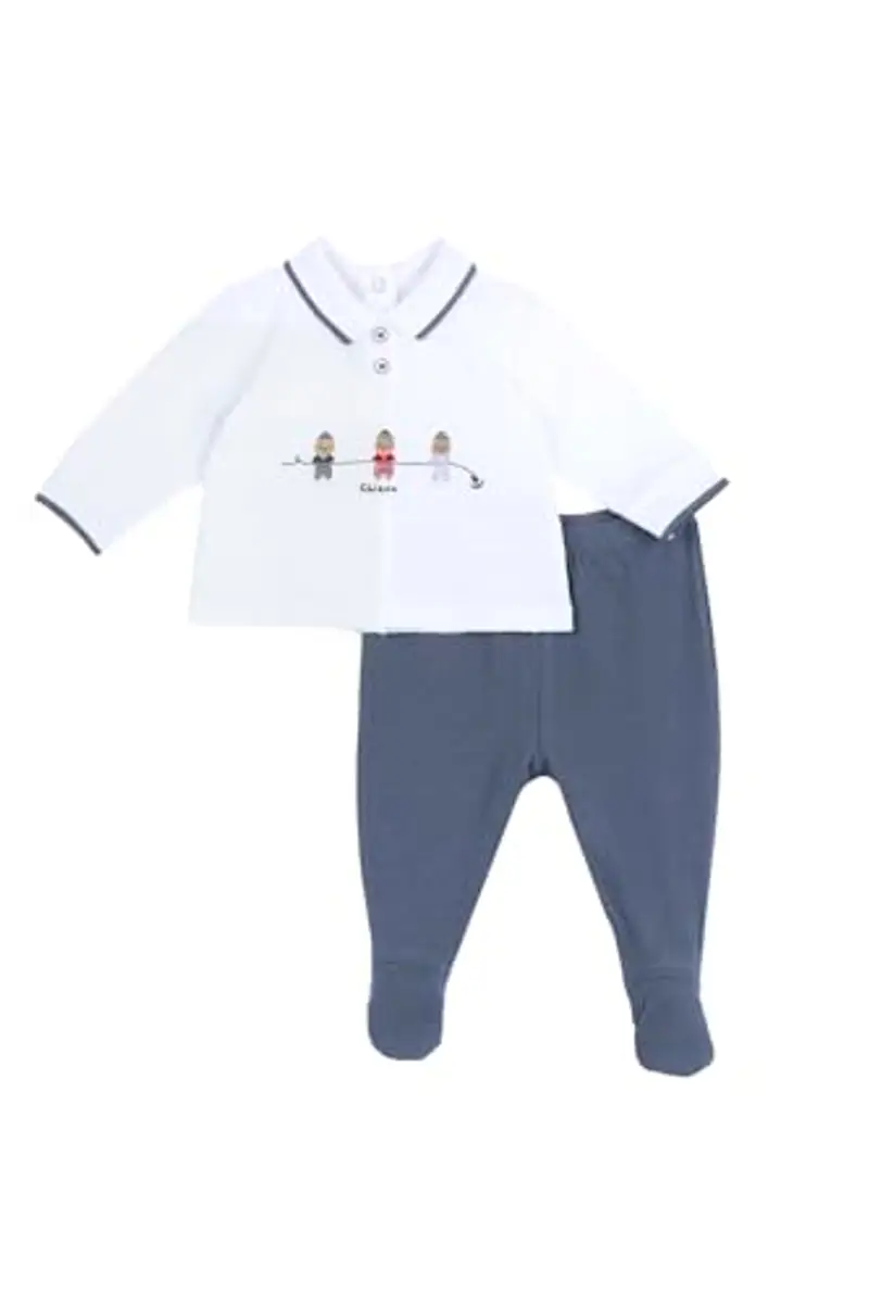 Chicco Completo Neonato, Coprifasce e Ghettine in Morbido Cotone, Ideale per Primavera e Autunno, Idee Regalo Nascita