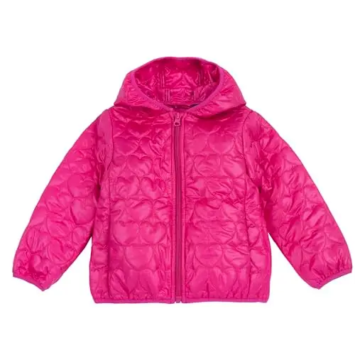 Chicco Giubbotto Bambina, Giubbino 120 g, con Cappuccio e Pratica Chiusura a Zip, Lavabile in Lavatrice, Abbigliamento