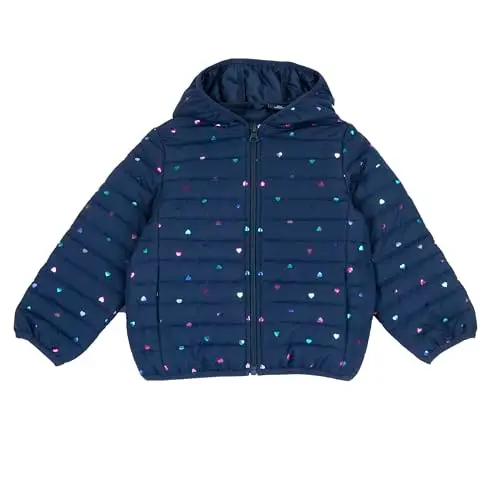 Chicco Giubbotto Bambina, Giubbino 120 g, con Cappuccio e Pratica Chiusura a Zip, Lavabile in Lavatrice, Abbigliamento