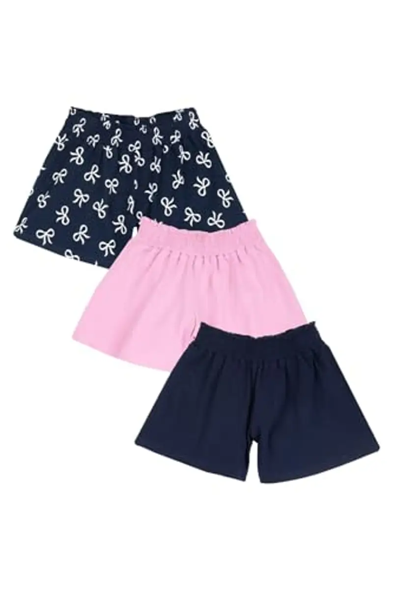 Chicco Pantaloncini Bambina, Set di 3 Pantaloncini Corti, in 100% Cotone, Ideali per la Primavera e L'Estate, Abbigliamento Bambine e