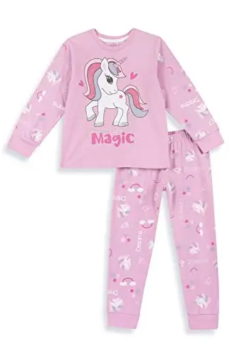 Chicco Pigiama Bambina Lungo in Cotone Leggero, Pigiama Unicorno Bambina, Abbigliamento Bimba, Designed in Italy