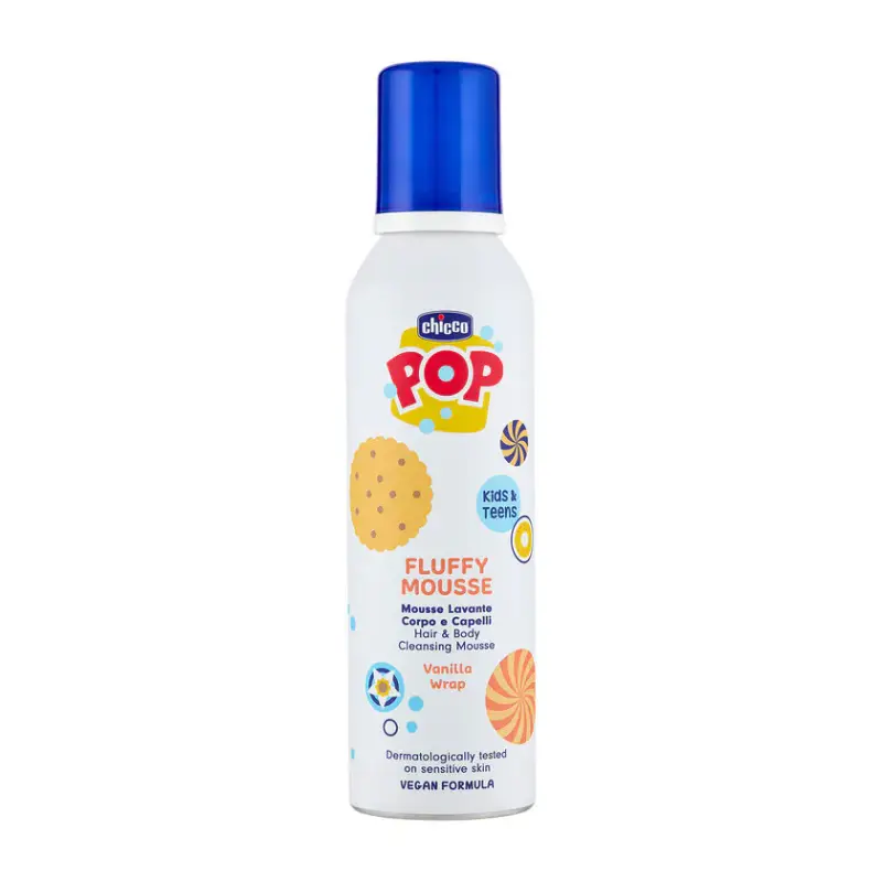 Chicco Pop Fluffy Mousse Lavante Corpo E Capelli Vanilla 200 ml