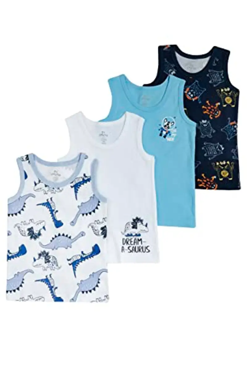 Chicco Set Canottiere in Cotone, Intimo Bambino e Bambina, Designed in Italy
