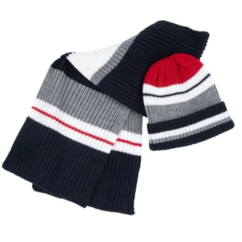 Chicco Set Sciarpa E Cappello, Cappello Invernale Unisex - Bambini e Ragazzi, Grigio (1)