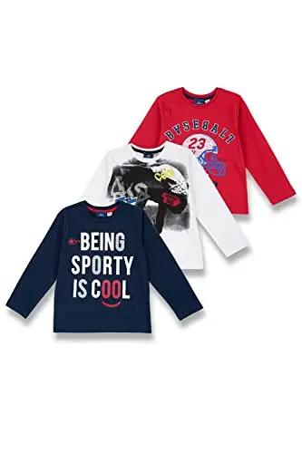 Chicco Set T-shirt Manica Lunga in Cotone, Maglietta Bambino e Bambina, Designed in Italy