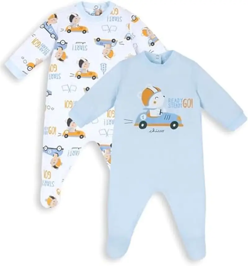 Chicco Set Tutine in Cotone con Piedino