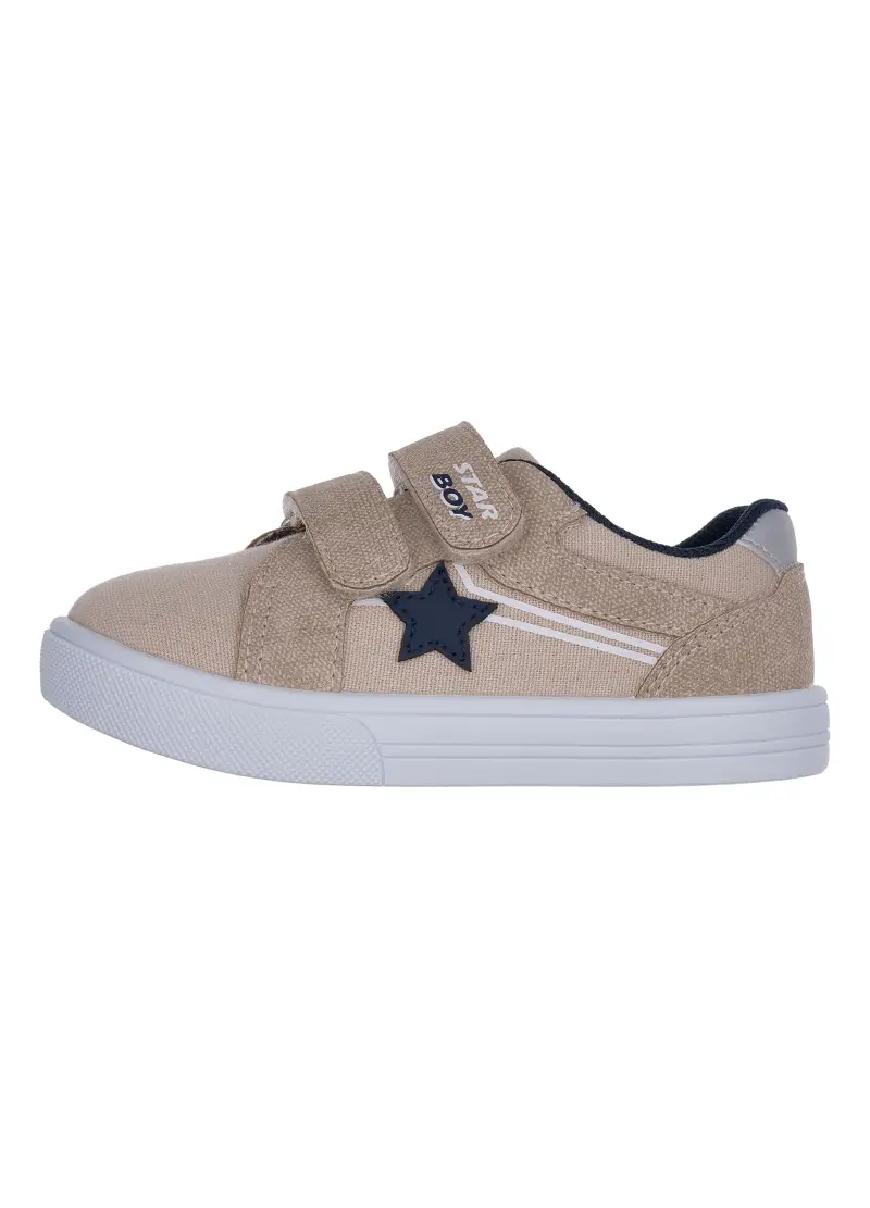 Chicco Sneakers Beige Per Bambini Con Chiusura A Strappo, Bambino, Multicolor