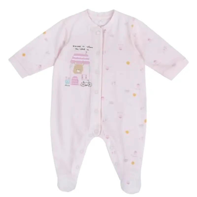 Chicco Tutina Neonata, Tutina in Morbido e Leggero Cotone, con Comoda Apertura Frontale ed Entrogamba, Ideale per Primavera e Autunno