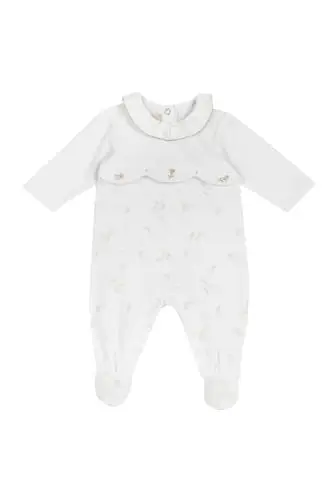 Chicco Tutina Neonata, Tutina in Morbido e Leggero Cotone, con Comoda Apertura sulla Schiena ed Entrogamba, Ideale per
