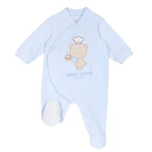 Chicco Tutina Neonato in Calda e Morbida Ciniglia, con Comoda Apertura Frontale, Ideale per l'Inverno, Abbigliamento