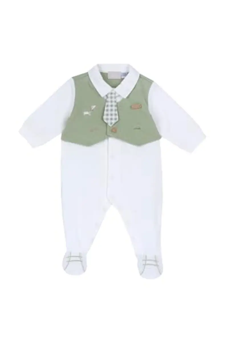 Chicco Tutina Neonato, in Morbido e Leggero Cotone, con Comoda Apertura Frontale ed Entrogamba, Ideale per la