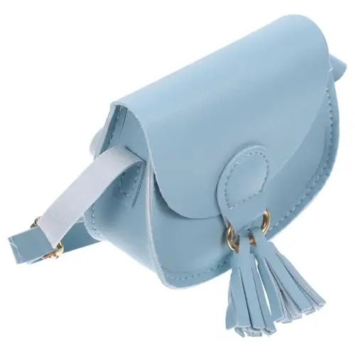 CHILDWEET a Tracolla Mini Nappa per Ragazzo Piccola a Tracolla Colore Grigio Portatile Adatta per Appuntamenti