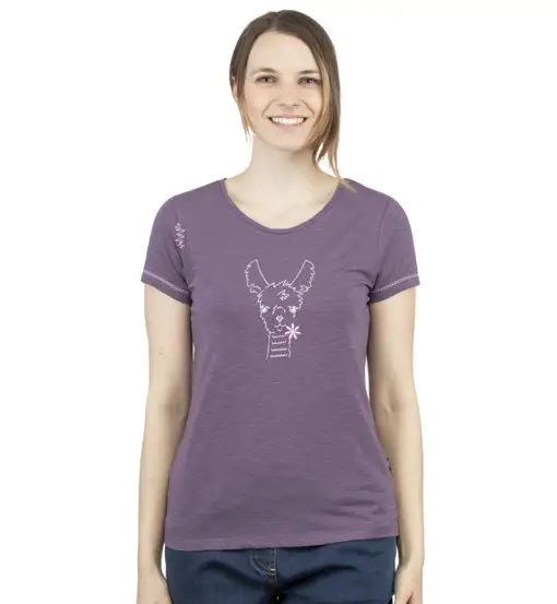 Chillaz Gandia Happy Alpaca W - T-shirt - donna Purple
