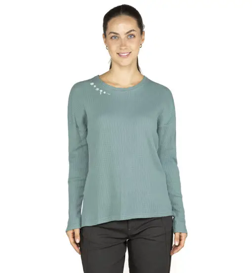 Chillaz Limbara Flower W - maglia manica lunga - donna Blue
