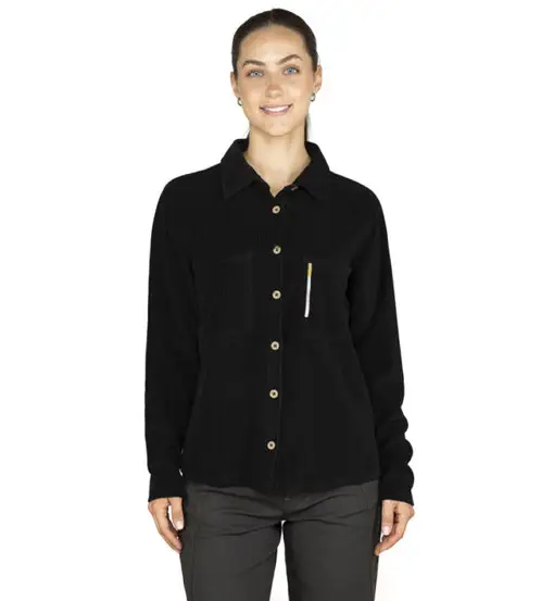 Chillaz Vogesen Mountain Flower W - camicia maniche lunghe - donna Black