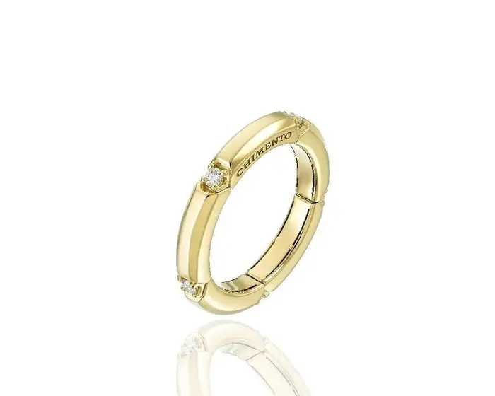 CHIMENTO Anello Chocolat - Anello - Oro Giallo