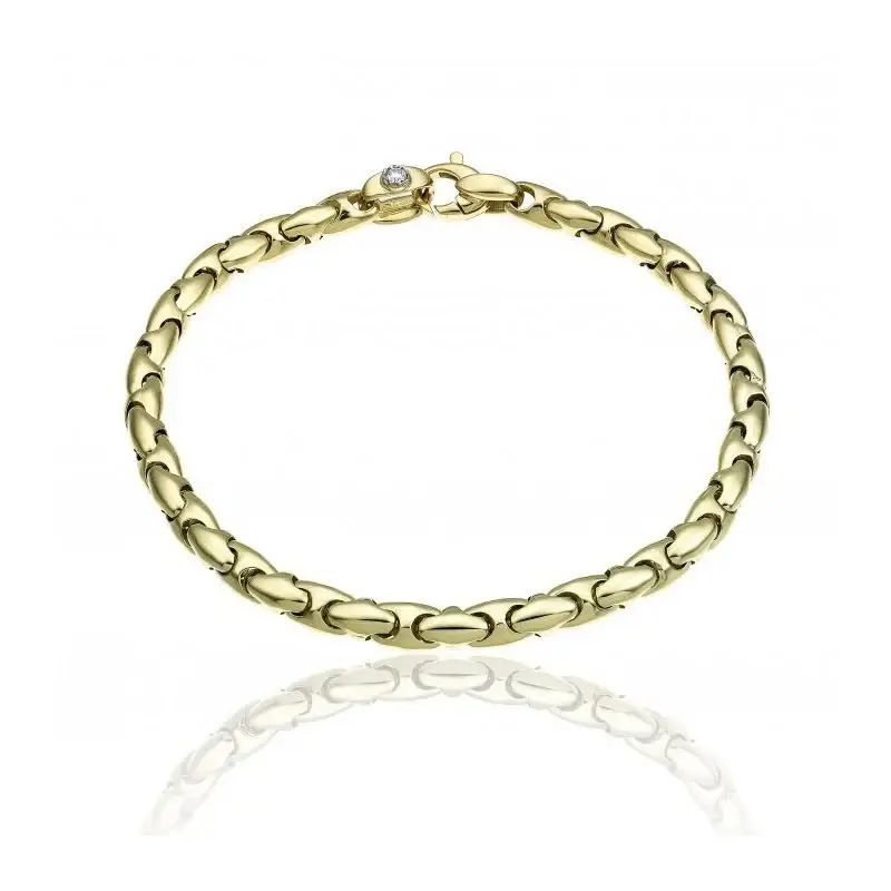 CHIMENTO Bracciale Oro Giallo Con Brillanti Bianchi