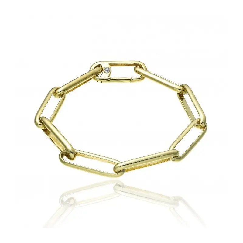 CHIMENTO Bracciale Oro Giallo Con Brillanti Bianchi