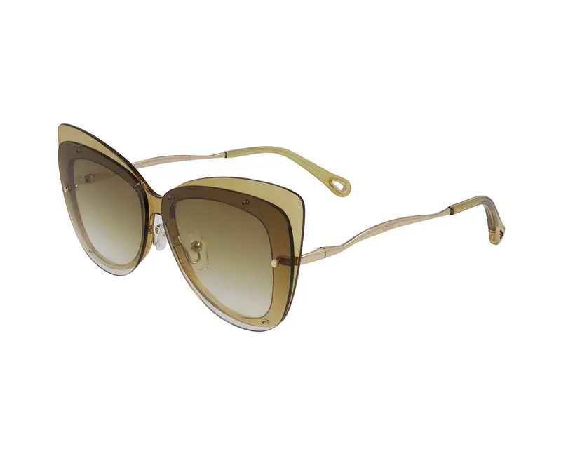 Chloé Occhiali da sole Donna Giallo 873799