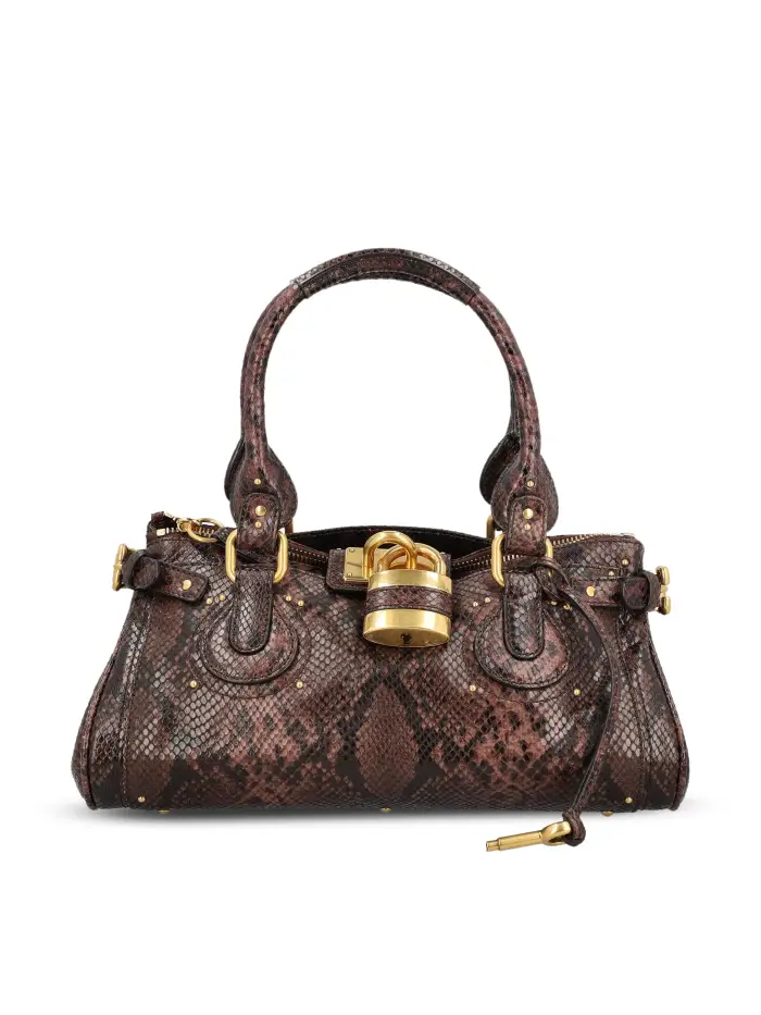 Borsa realizzata in pelle MARRONE
