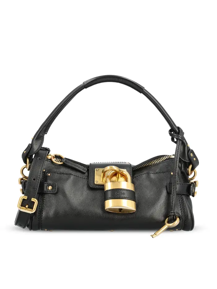Borsa realizzata in pelle NERO