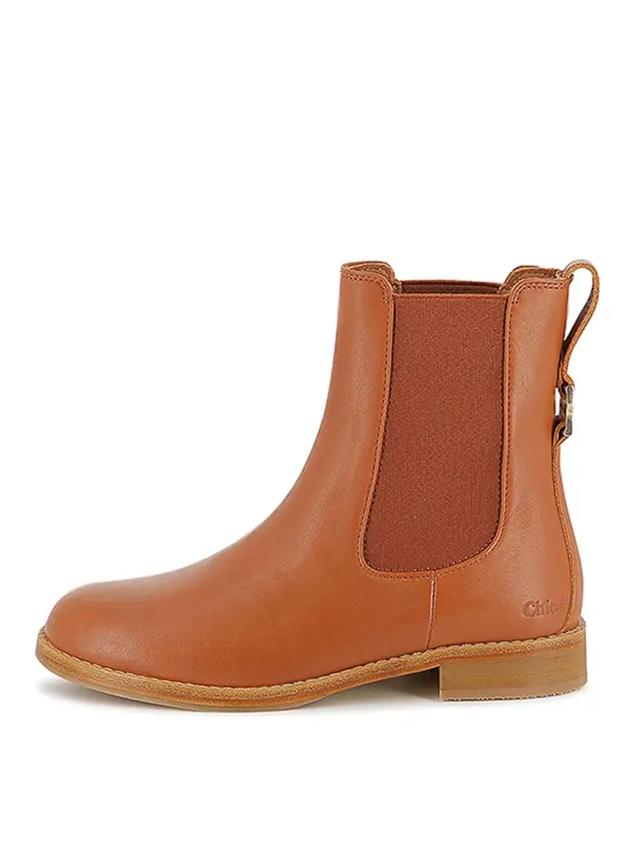 Chloe Chelsea Ankle Boots Marrone