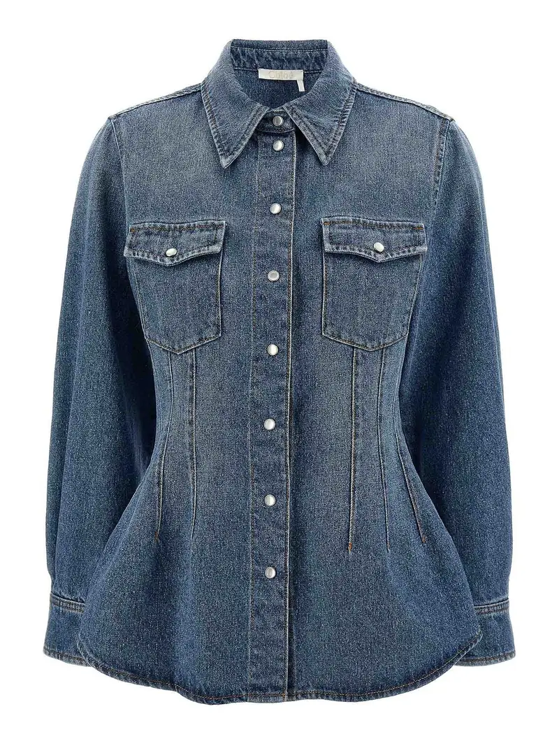 Chloe Gonna in denim Blu