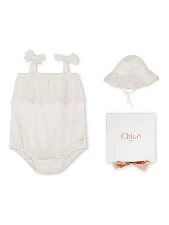 Chloe Pagliaccetto Con Logo Bianco