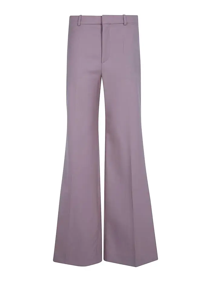 Pantaloni a gamba svasata Marrone