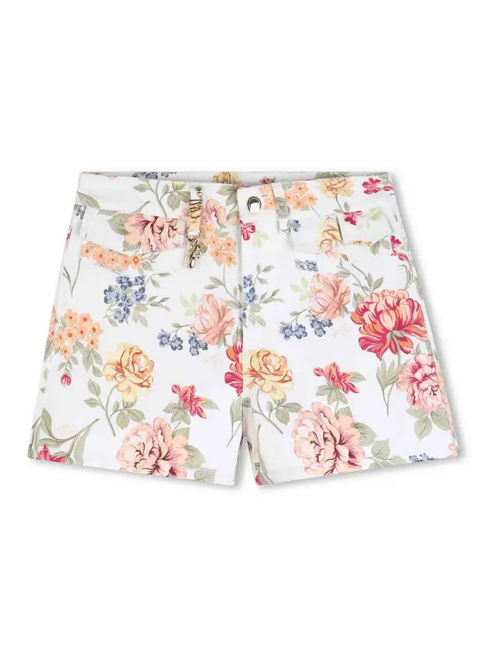 Chloe Shorts Con Stampa Bianco