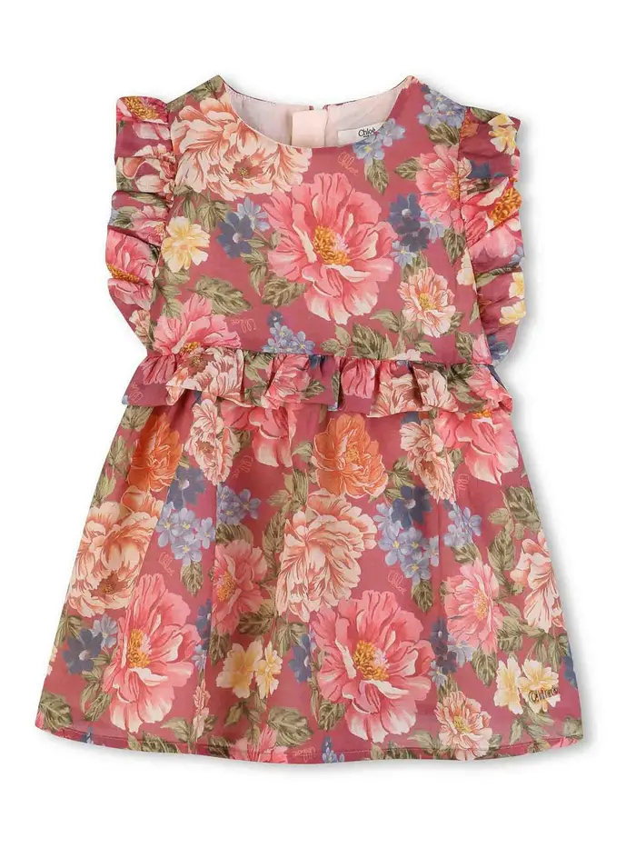 Chloe Vestito Con Stampa Multicolore