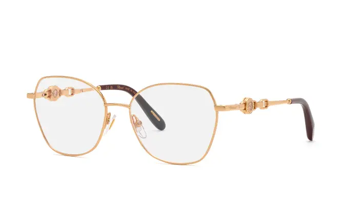Chopard Donna VCHM16S 08FC Montature da vista Metallo Oro Geometrica