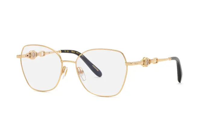 Chopard Donna VCHM16S 300 Montature da vista Metallo Oro Geometrica