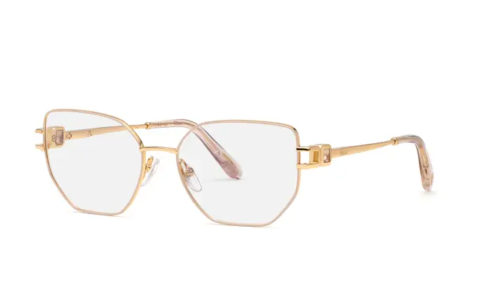 Chopard Donna VCHM45S 02AM Montature da vista Metallo Oro Farfalla